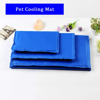 

800g-1700g Summer Hot Sale Pet Ice Mat For Golden Hair Cooling Dog Mat Gel Blue Kennel Pet Beds Dog Beds Wholesale