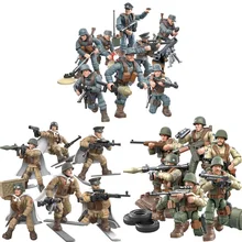 Ww2 batalha da rhineland moscou exército mega bloco figuras de ação guerra mundial penetrar em enemys arma traseira construção tijolo brinquedo