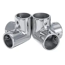 Прочная лодка 3-сторонний Выход 90 ° трубы разъем 316 Нержавеющая сталь морская яхта трубы разъемы 22/25 мм зеркальная полировка морского оборудования