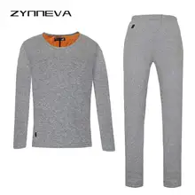 ZYNNEVA New Men Heating Skiing Underwear Set Long Sleeves Thermal Coats Carbon Fiber Lining Heated Shirts Winter Pants GC4101