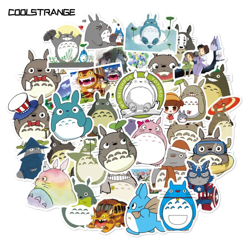 Стикеры аниме тонари нет Тоторо для детей шлем ноутбука скейтборда чемодана