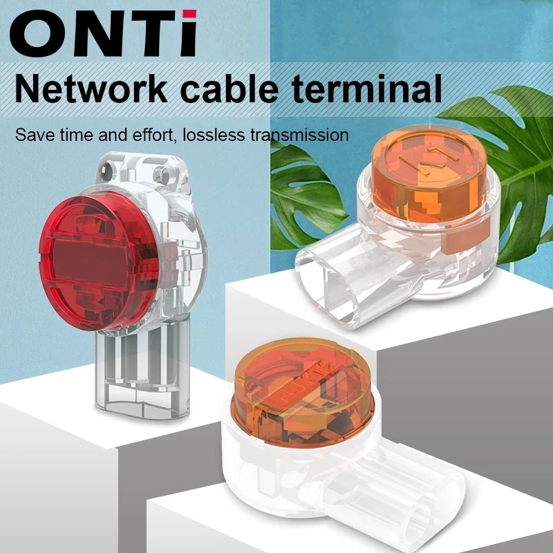 ONTi Rj45 соединитель обжимные соединительные клеммы k1 k2 k3 Водонепроницаемая