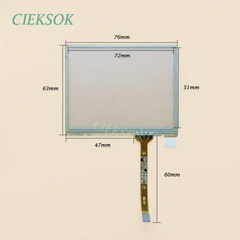 

3.5 inch Touch ST-03501 For Handheld Device 4 Wire Resistance Touch Panel for Replacement GPS Digitizer 76x63mm 76*63mm