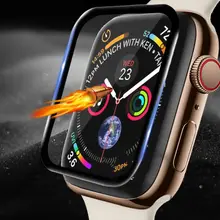 Aliexpress - 3D Edge HD Tempered Glass for Apple Watch Series 3 2 1 38MM 42MM Screen Protector film for iWatch 4/5/6/SE 40MM 44MM Full glue