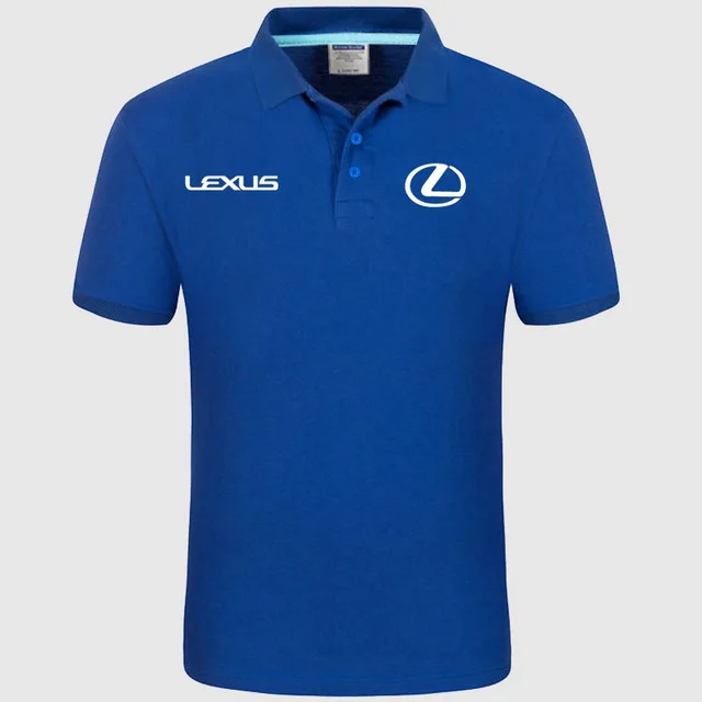 Высокое качество, логотип crocodil для Lexus logo Polo, Классическая брендовая мужская рубашка поло, мужская повседневная однотонная хлопковая рубашка поло с коротким рукавом d