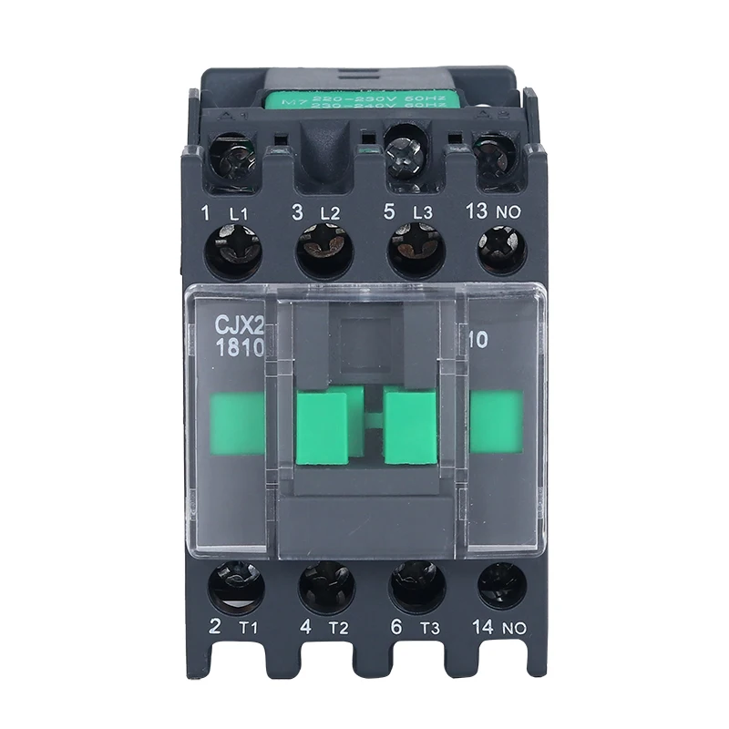 Rail AC Контакторы 18A 1801 NC нормальное закрытие CJX2 LC1 12V 24V 36V 110V 220V 380V 3 фазы полюса
