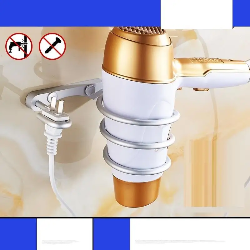 Version B Estanteria Фен держатель Banyo Aksesuarlari Mensole Etagere Фреска Repisas полки Banheiro Аксессуары для душа полка для ванной комнаты - Цвет: Version B