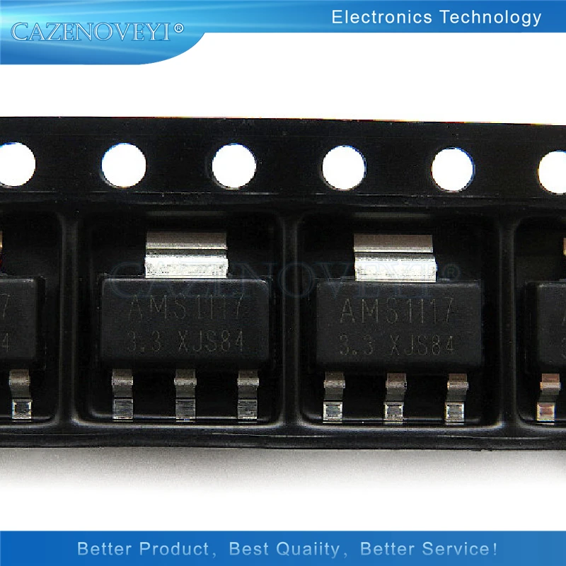 10pcs/lot AMS1117-3.3 AMS1117 LM1117 1117 3.3V 1A SOT-223 In Stock | Электронные компоненты и принадлежности