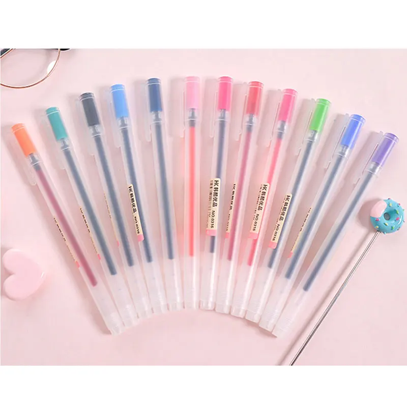 

Color Gel Pen Art Marker Pens Fine Liner Brush Coloring Book Drawing Painting Calligraphy Pen Anime For School Art Supplies