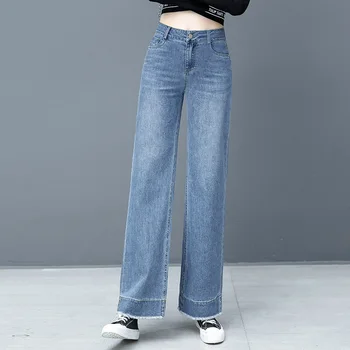 

cotton White Jeans for Women High Waist Harem Mom Jeans spring 2020 new plus size black women jeans denim pants beige blue