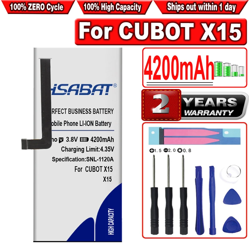HSABAT X15 4200mAh Battery for CUBOT Batteries | Мобильные телефоны и аксессуары