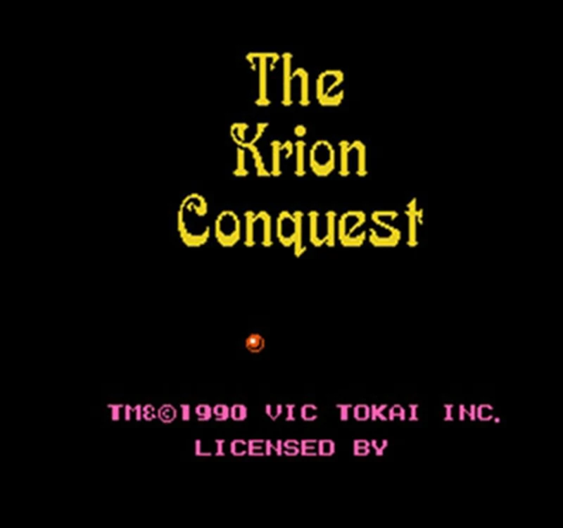 Krion Conquest 60 s английская версия игровой Картридж для 8 бит 60pin консоли | Электроника