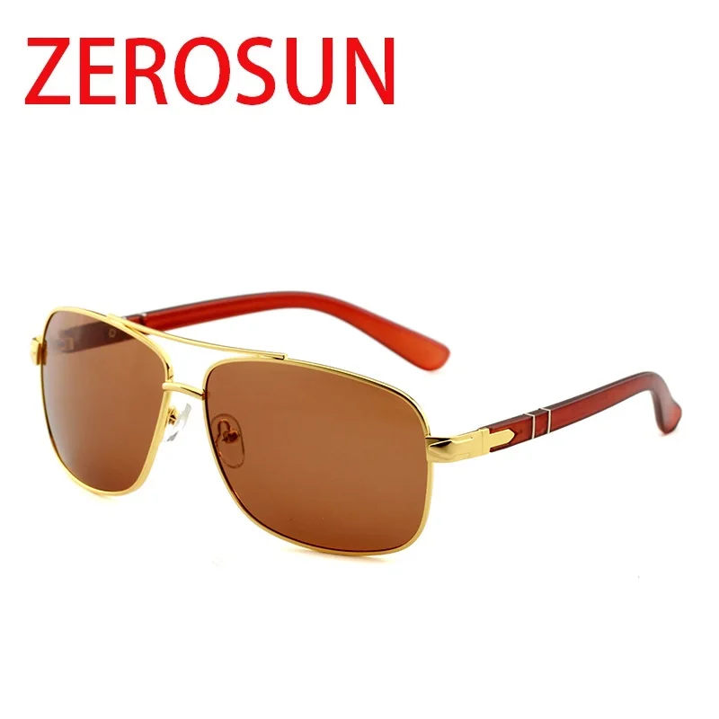 Zerosun, поляризационные солнцезащитные очки, мужские, бренд, HD, Полароид, для вождения, солнцезащитные очки для мужчин, чехол, для вождения, для улицы, анти-отражение, UV400
