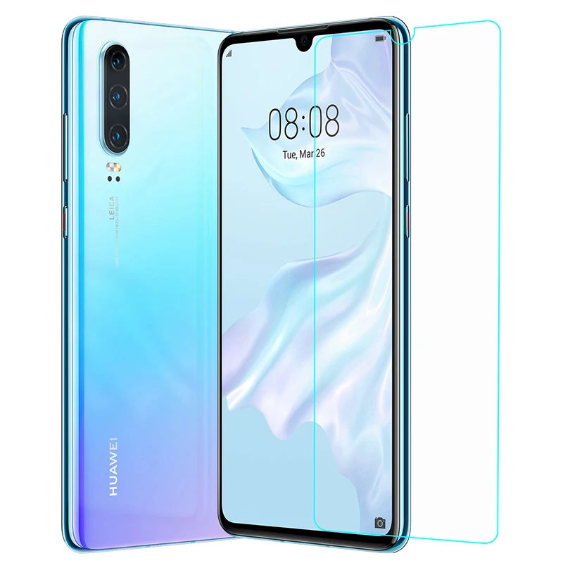 Закаленное стекло для Huawei P30 защитная пленка 9H защиты экрана телефона от непогоды
