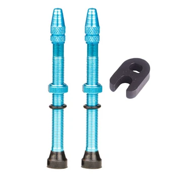 

2pcs Valve Stems Small wrench Tubeless Tire 60mm Aluminum Alloy Nozzle Core