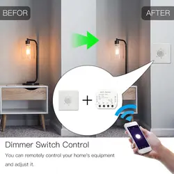 Высокое качество DIY Интеллектуальный wifi светильник светодиодный диммер приложение пульт дистанционного управления 1/2 переключатель