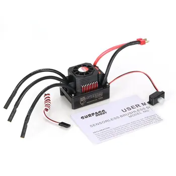 

SURPASSHOBBY KK ESC,120A ESC,Brushless ESC,RC ESC,2-4S 2-6S ESC metal 1 for 1:8 1:10 RC Car Model Parts 1pc