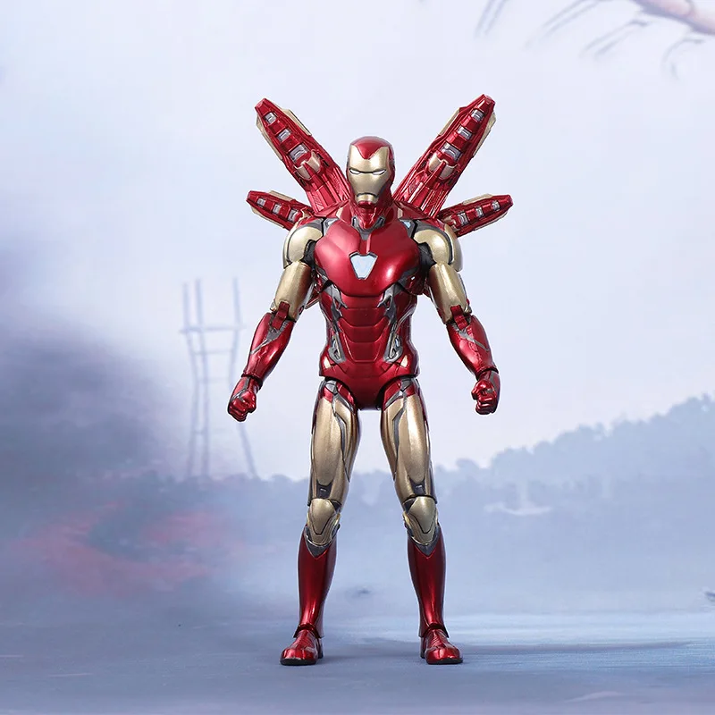 17 см Marvel MK 85 Железный человек Мстители 3 Железный человек паук удивительный человек паук подвижная фигурка модель игрушки для детей Подарки