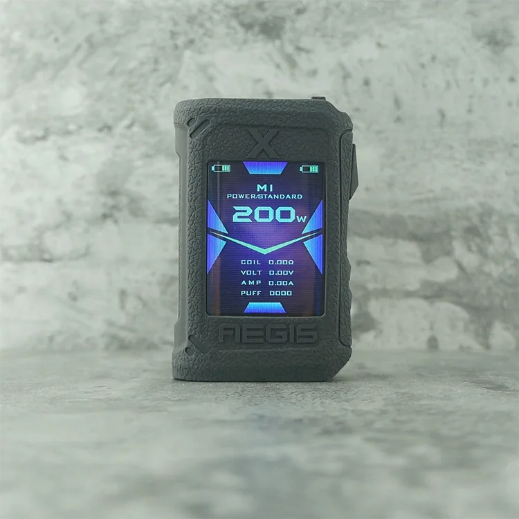 1 шт. силиконовый чехол для Geekvape Aegis X pod Mod Vape kit текстура кожи резиновый защитный