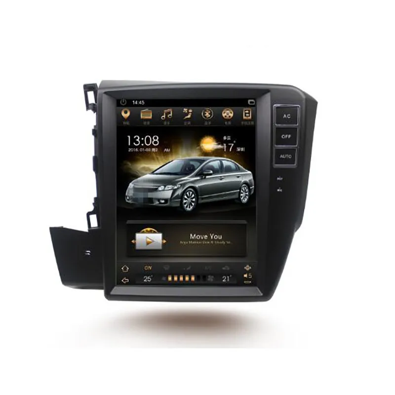 CHOGATH 10," Android 7,1 вертикальный экран 2+ 32G Автомобильный Радио gps Мультимедиа Стерео для Honda CIVIC 2012 2013 с картами