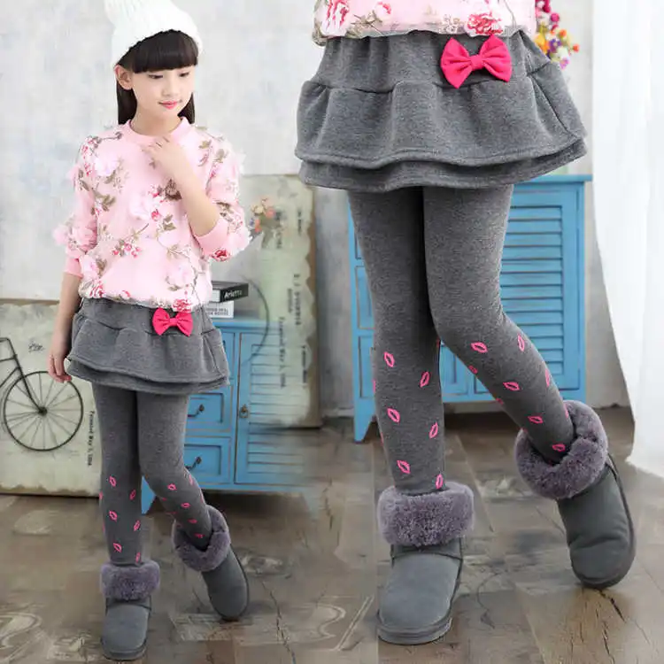 Бархатные леггинсы для девочек; юбка-брюки; зимняя одежда для маленьких девочек; плотные детские брюки; Штаны для маленьких мальчиков; детские спортивные штаны