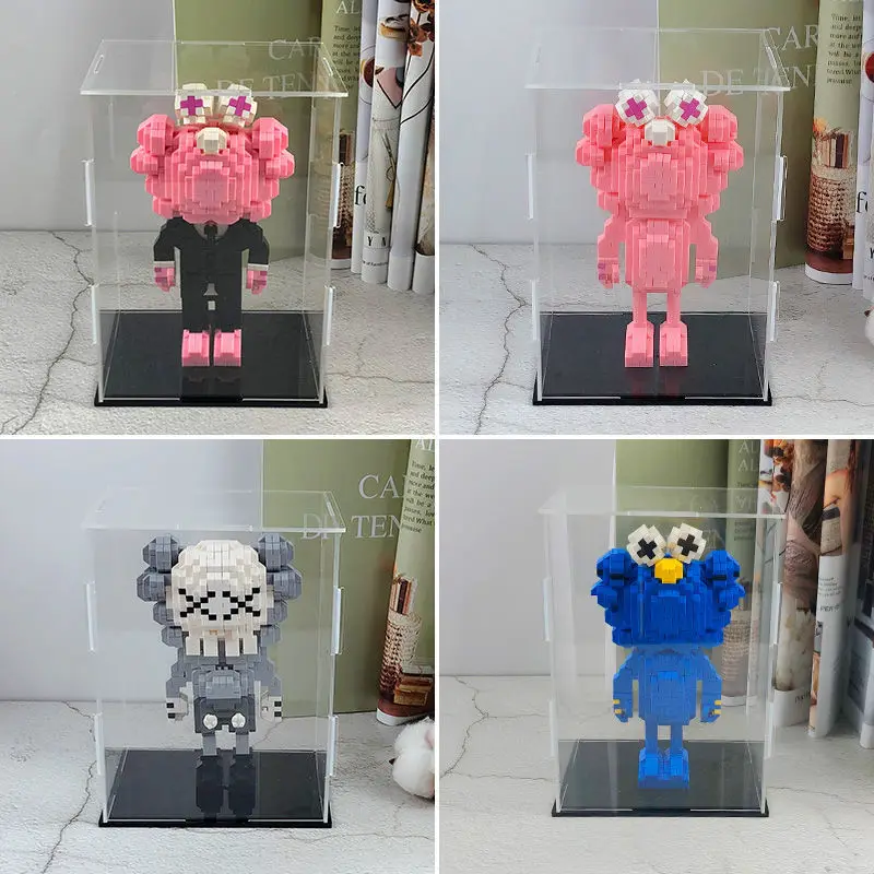 Cliselda Clear Acryl Display Boxes, 5 Zijdige Kubus (3 Stuks), Acryl Display Case Plastic Doos Perspex Display Stand Box Stofdichte Bescherming Showcase voor Actiefiguren Speelgoed Collectibles Cliselda Clear Acryl Display Boxes, 5 Zijdige Kubus (3 Stuks), Acryl Display Case Plastic Doos Perspex Display Stand Box Stofdichte Bescherming Showcase voor Actiefiguren Speelgoed Collectibles