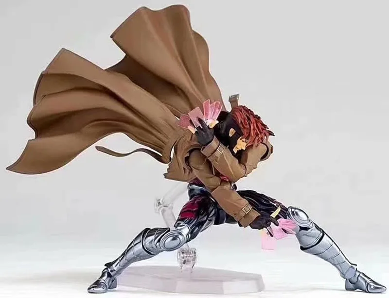 7 дюймов Marvel Amazing Yamaguchi Revoltech GAMBIT X-MEN серии NO.012 фигурка коллекция игрушка кукла подарок