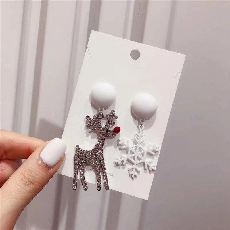 Christmas Deer Snowflake  white   2.98