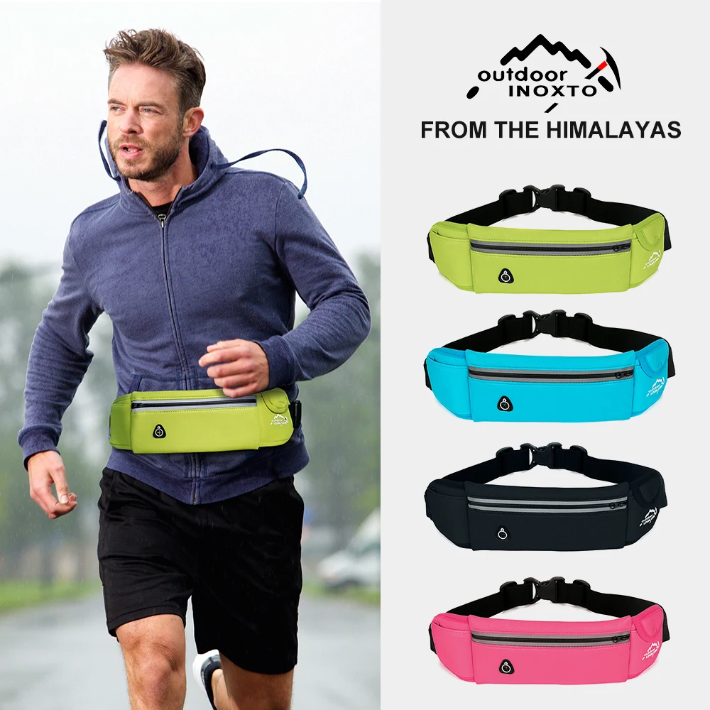 Running Canvas Bag Waterproof Portable Sports Belt for Men and Women Fitness Accessory | Спорт и развлечения
