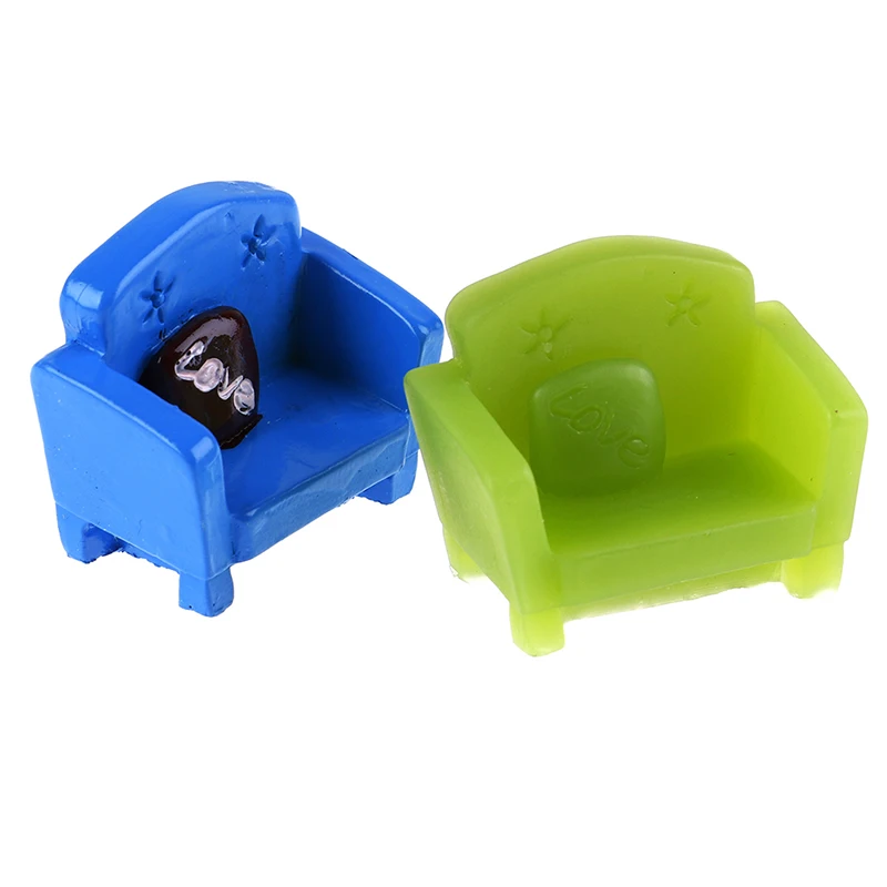 Мини кукольный домик мебель игрушки Кукольный диван стул миниатюрная Наборы для