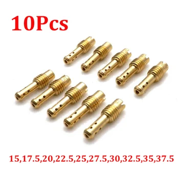 

10 Pcs / Set Pilot Jet 8 Bleed Holes For MIKUNI VM/TM/TMX Carburetor 15-37.5