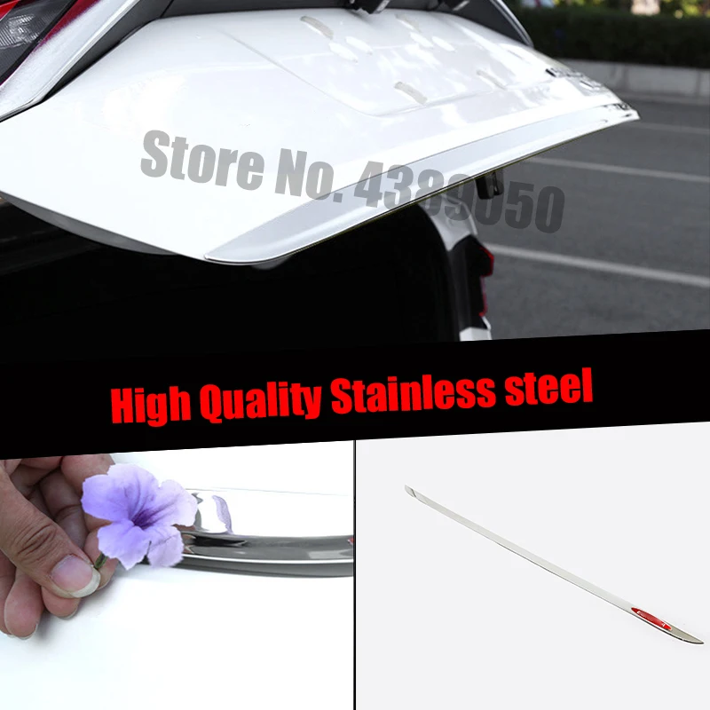 

For Toyota corolla Sedan 2019 2020 LOGO Door Sticker Stainless Steel back door Tailgate trim Car Styling Accessories