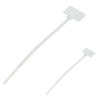 

500x Nylon Self-Locking Label Tie Network Cable Marker Cord Wire Strap