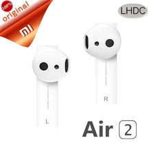 Новые беспроводные bluetooth-наушники Xiaomi Air 2 TWS, беспроводные наушники Xiaomi Airdots Pro 2, беспроводные наушники LHDC с двойным микрофоном, автоматическая пауза, управление нажатием