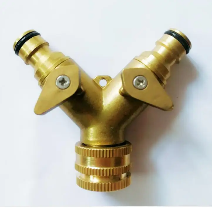 

3/4" Brass 2 Way Shut Off coupling with valve