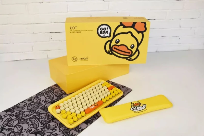 Xiaomi Mijia LoFree Duck Dot Keyboard and Mouse Set description image 3