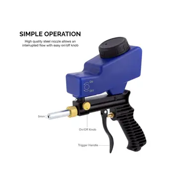 

Hot Portable Gravity Sand Blast Gun Tire Sand Blasting Rust Cleaning Device Small Sand Blasting Machine