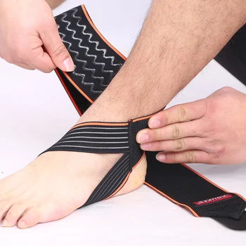 Sport Enkel Ondersteuning Hoge Beschermende Voetbal Basketbal Enkel Ondersteuning Ftiness Apparatuur Running Veiligheid Elastische Enkel Protector