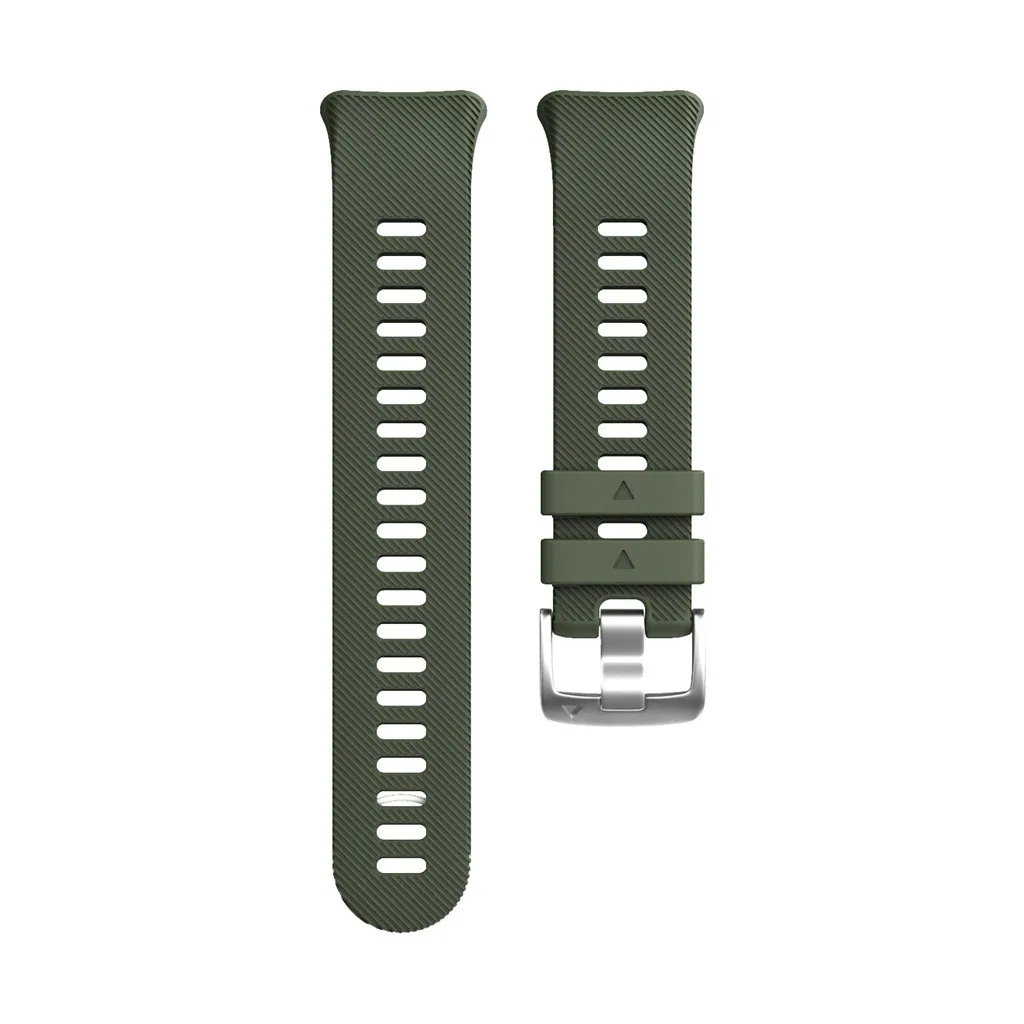 Ремешок для часов MNYCXEN для Garmin Forerunner 45 S, быстросъемный спортивный силиконовый наручный браслет, ремешок для Garmin Forerunner 45 - Color: 橄榄绿