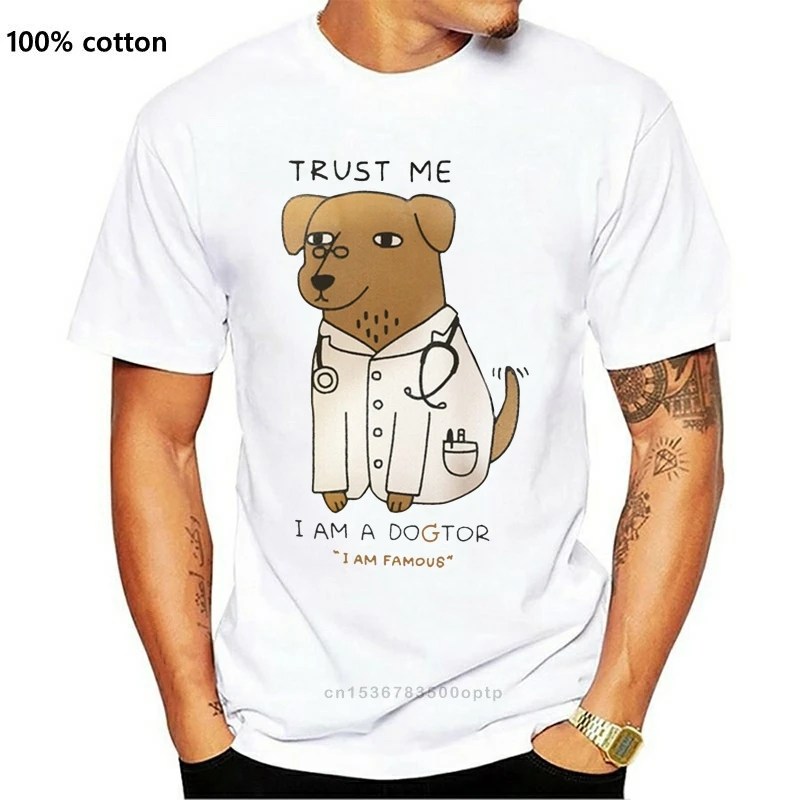 Забавные футболки Trust Me I Am A Doctor популярная футболка для отца Dayxmastshirttop | Мужская