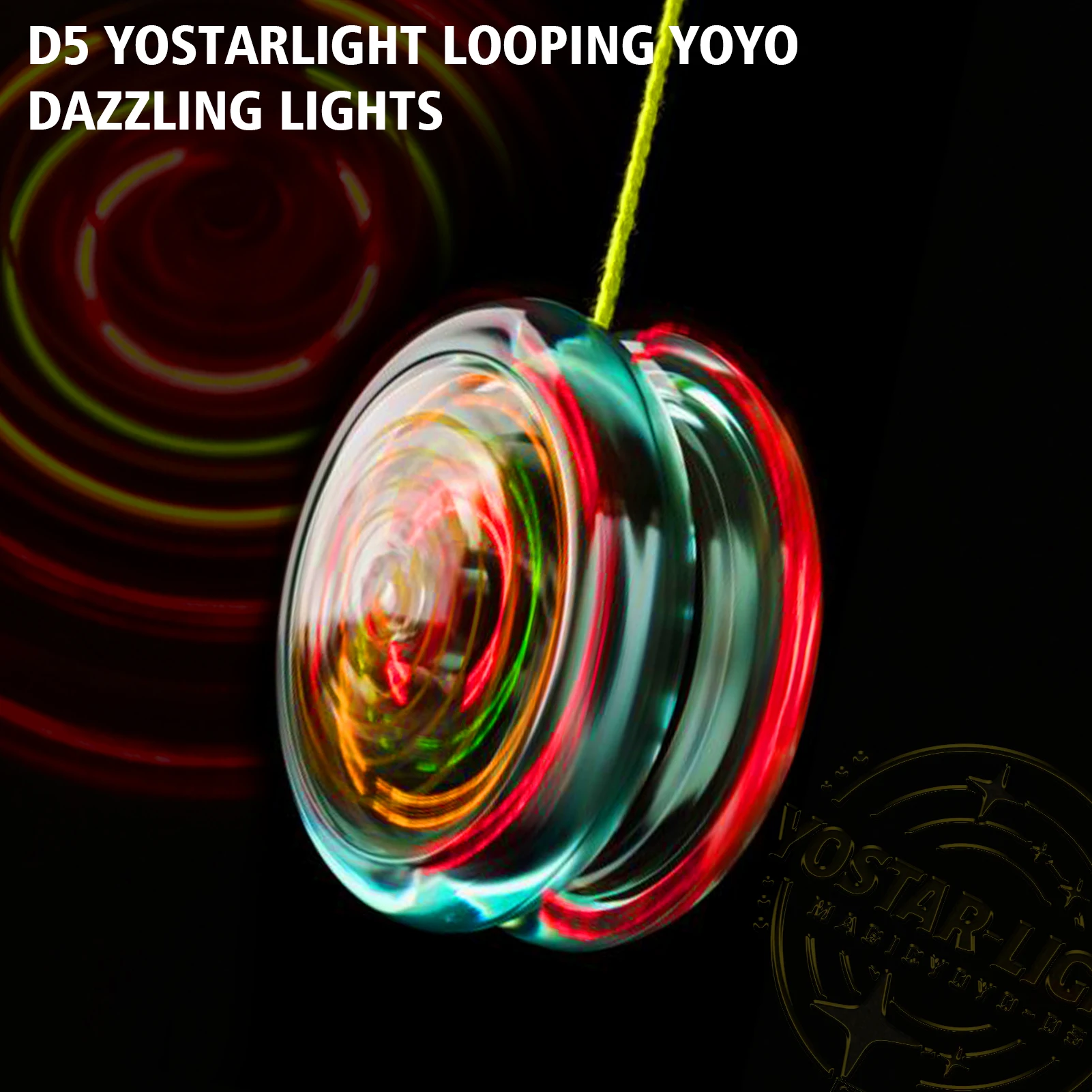 MAGICYOYO D5 LED Light Up Yoyo Responsive Yoyo For Beginners Professional Yo Yo For Kids Easy To,yoyo ball