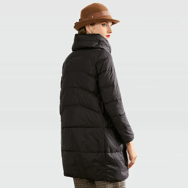 2020 New Winter Jacket Women Stand Collar Female