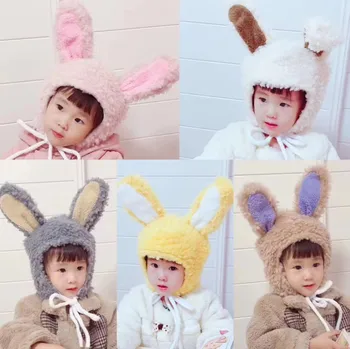 

Baby Infant Winter Hats Newborn Girl Boy Warm Cartoon Earflap Knit Crochet Beanie M1106