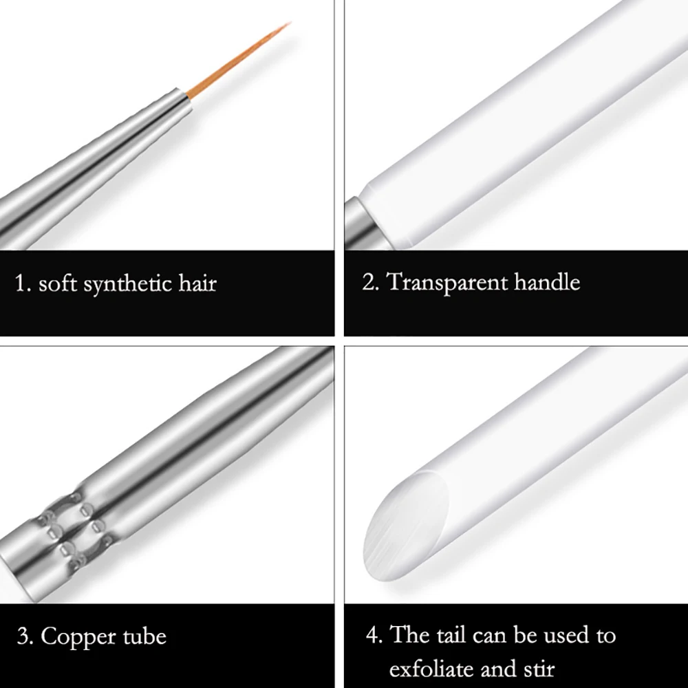 3Pcs Set Acrylic Dotting Tool Nail Art Pen Painting Anti Fungal Treatment Nail Pen Decoration Manicure 1 3Pcs Set Acrylic Dotting Tool Nail Art Pen Painting Anti Fungal Treatment Nail Pen Decoration Manicure 4