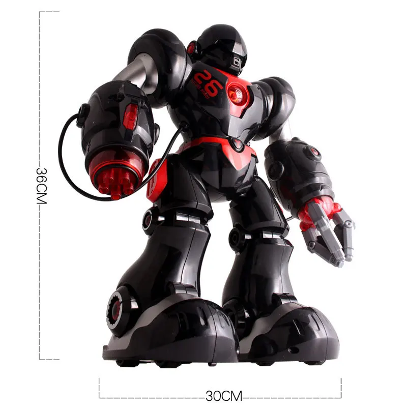 Multifunctional RC Intelligent Robot Voice Control Intelligent Dialogue Launching Missiles Puzzle Teaching Programming Mode Toy 3