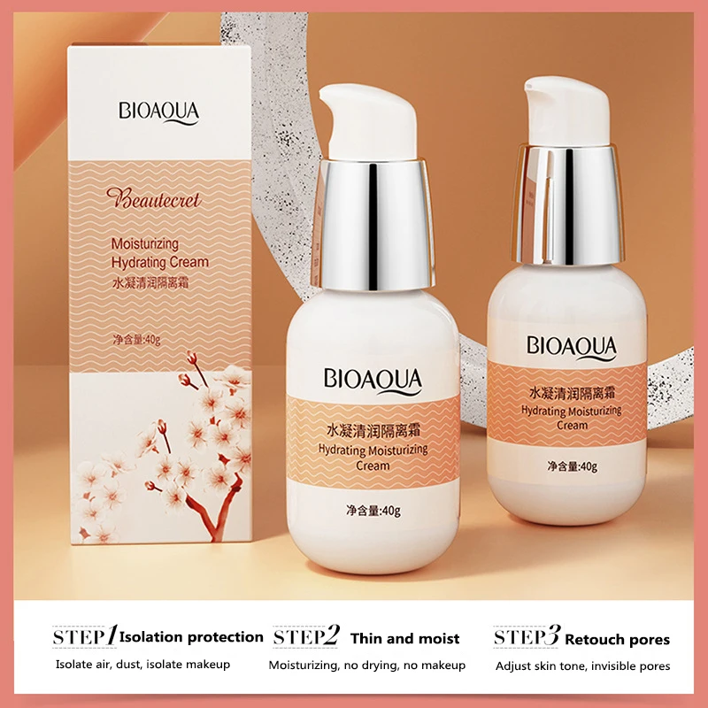 

BIOAQUA Mineral Whitening Face Base Primer Make Up Brighten Moisturizer Facial Cream Liquid Foundation Primer Cosmestic TSLM2