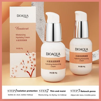 

BIOAQUA Mineral Whitening Face Base Primer Make Up Brighten Moisturizer Facial Cream Liquid Foundation Primer Cosmestic TSLM2
