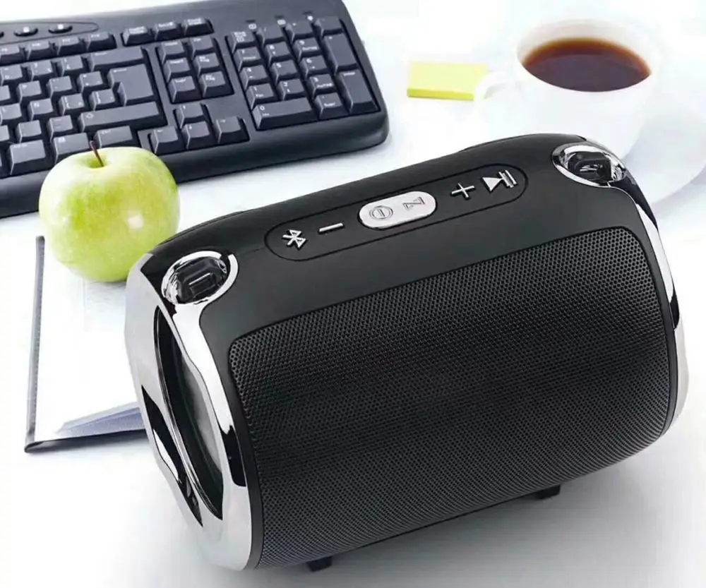 Black Высокое качество открытый bluetooth динамик беспроводной музыка мини динамик S518 звуковая коробка для телефона - Цвет: Black