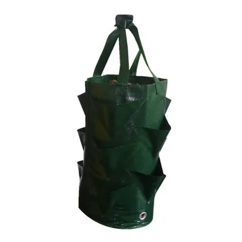 

Waterproof Easy To Use Durable Drainage Holes Flower Planting Handles Grow Bag Eco-friendly Large Capacity Plastic Film Home