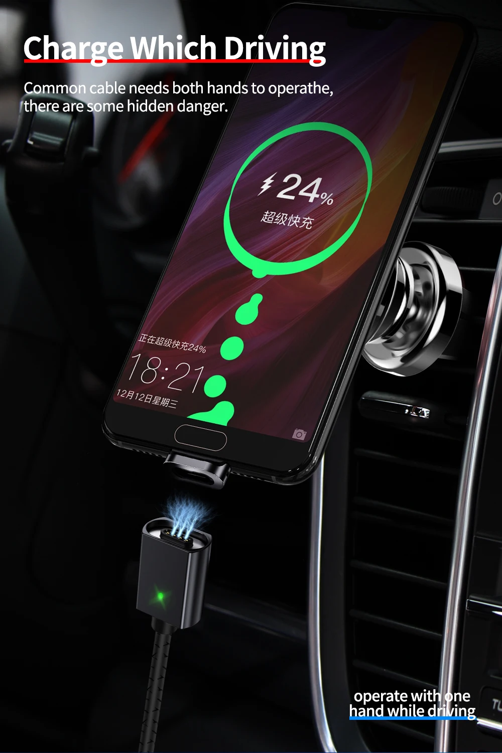 Магнитный кабель Micro USB Udyr 3A для iPhone 11, XR, samsung, S10, huawei, Xiaomi, шнур для быстрой зарядки и передачи данных, магнитный кабель type-C для телефона
